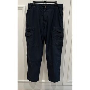 TRU-SPEC Tactical Cargo Pants Navy Blue Utility Workwear‎ Size 36 Ripstop